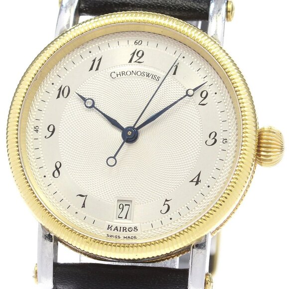 Chronoswiss Cairos Date Silver Dial Automatic Men's Watch - Picture 1 of 5